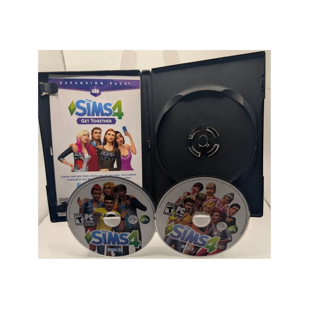 EA Video Game PC Mac The Sims 4 Base Game Life Simulation 2-Disc Set Physical